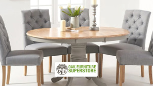£70 Off when You Spend £850 + Up to 50% Off Sale Orders | Oak Furniture Superstore Voucher Code