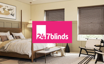 Up to 25% Off in the Sale + Free £10 Gift Card with Orders Over £150 at 247 Blinds