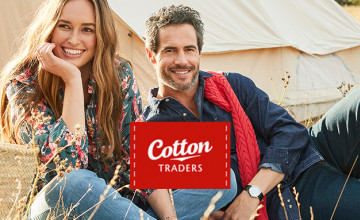 15% Off Menswear & Free Delivery on First Orders Over £40 at Cotton Traders