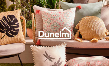 Free £5 Voucher with Orders Over £95 + 50% Off Special Buys at Dunelm