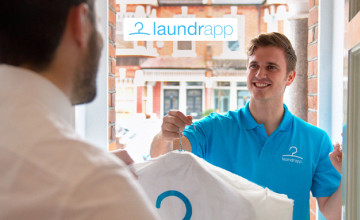 Wash, Tumble Dry & Fold Service from £15 for 8kg at Laundrapp