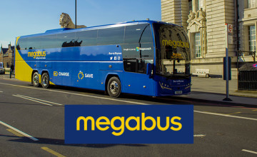 One Way Coach Tickets from £4.50 at Megabus