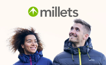 15% Off All Departments | Millets Discount Code