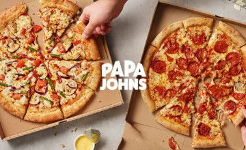 50% Off Pizza Orders Over £30 at Papa John's