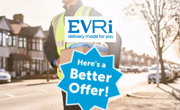 25% Off International Orders Over £50 | Evri Discount Code