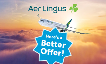 20% Off Your Next Flight and Bag Combo | Aer Lingus Promo