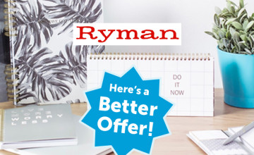 Free Standard Delivery on Selected Orders | Ryman Discount Code