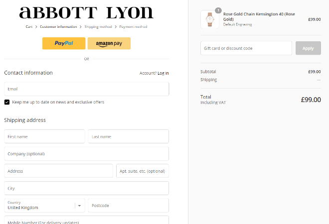 Abbott Lyon discount code
