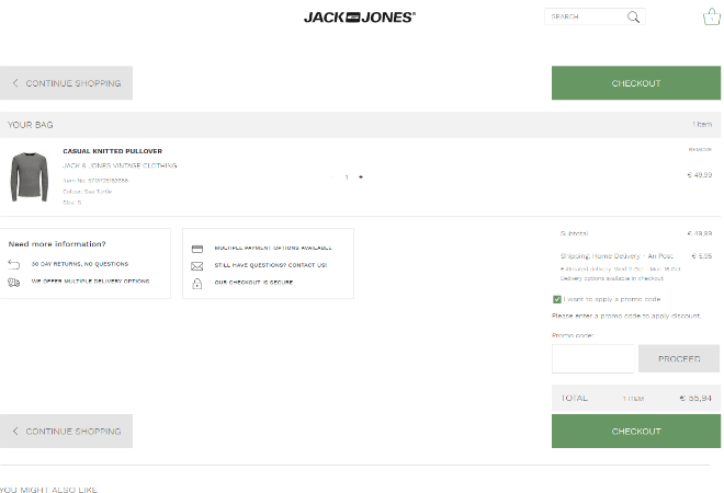 Jack & Jones promo code