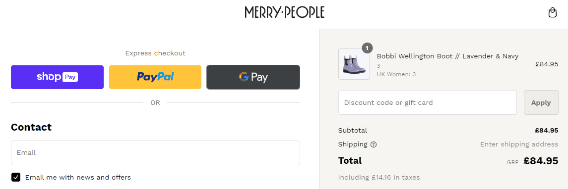 Merry People discount code