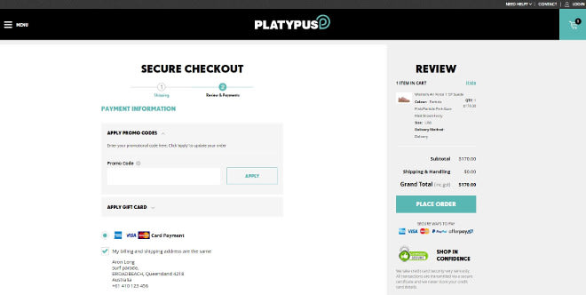 Platypus discount code