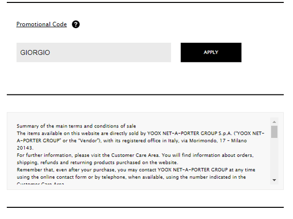 Armani Discount Codes for September 2020