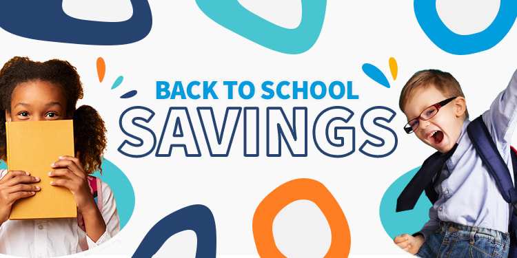 Back to school savings and discounts