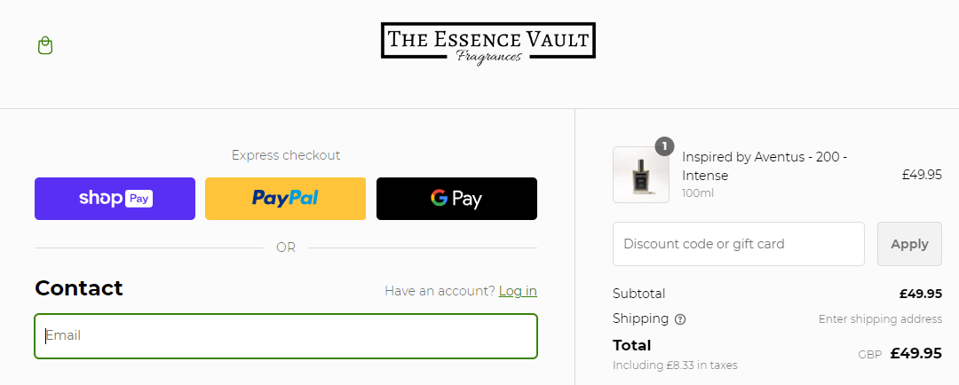 The Essence Vault Discount Code